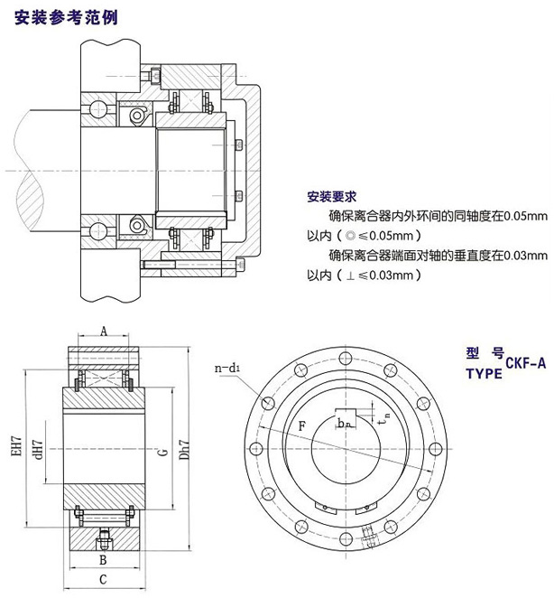 CKF-A逆止器結構圖 CKF-A逆止器結構圖
